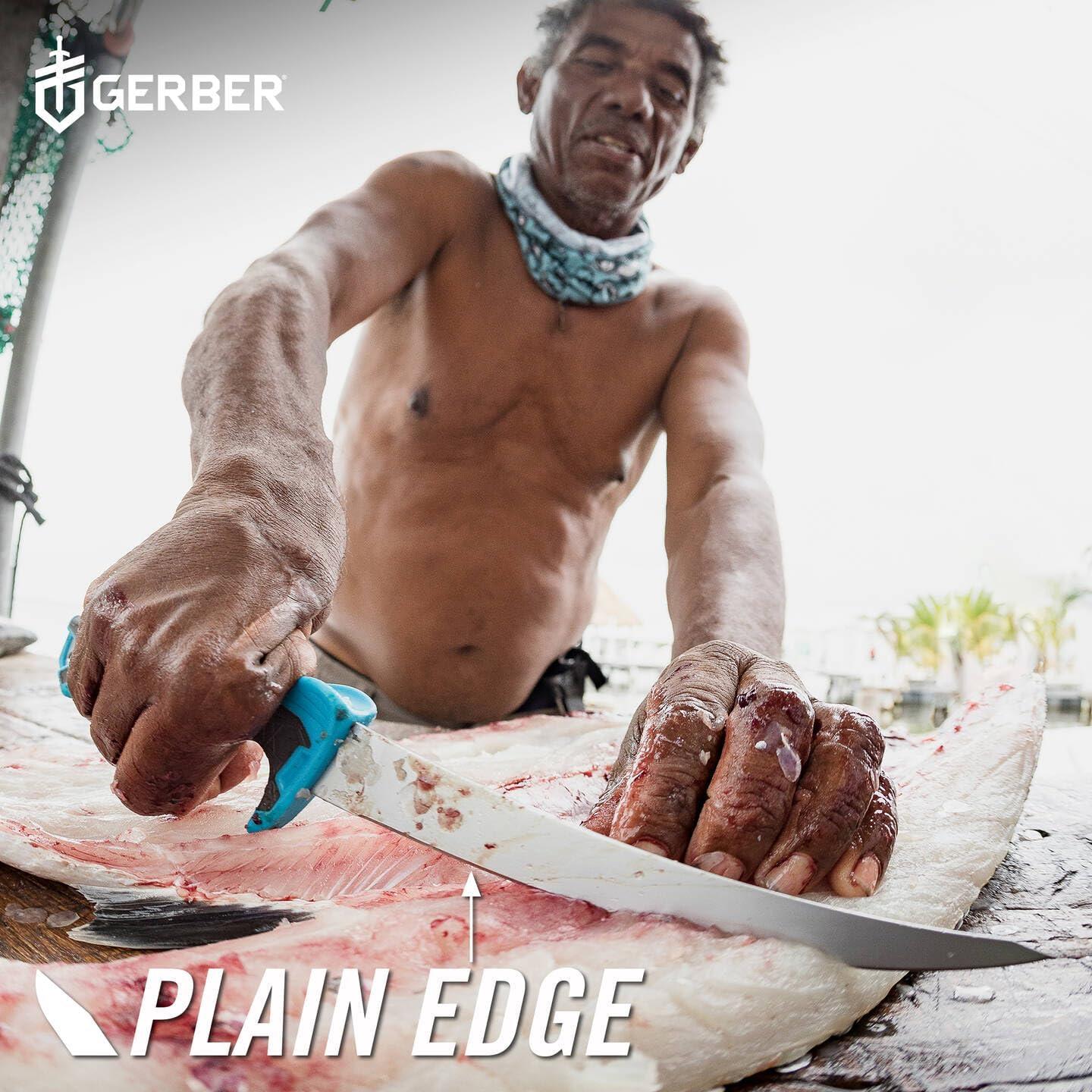 Cuchillo de Filete Gerber Gear 20.32 cm para Pesca Cian