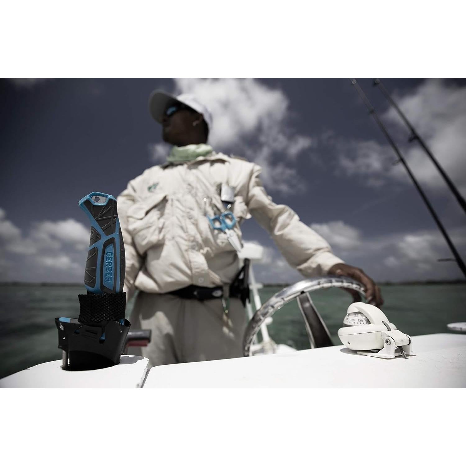 Cuchillo de Filete Gerber Gear 20.32 cm para Pesca Cian