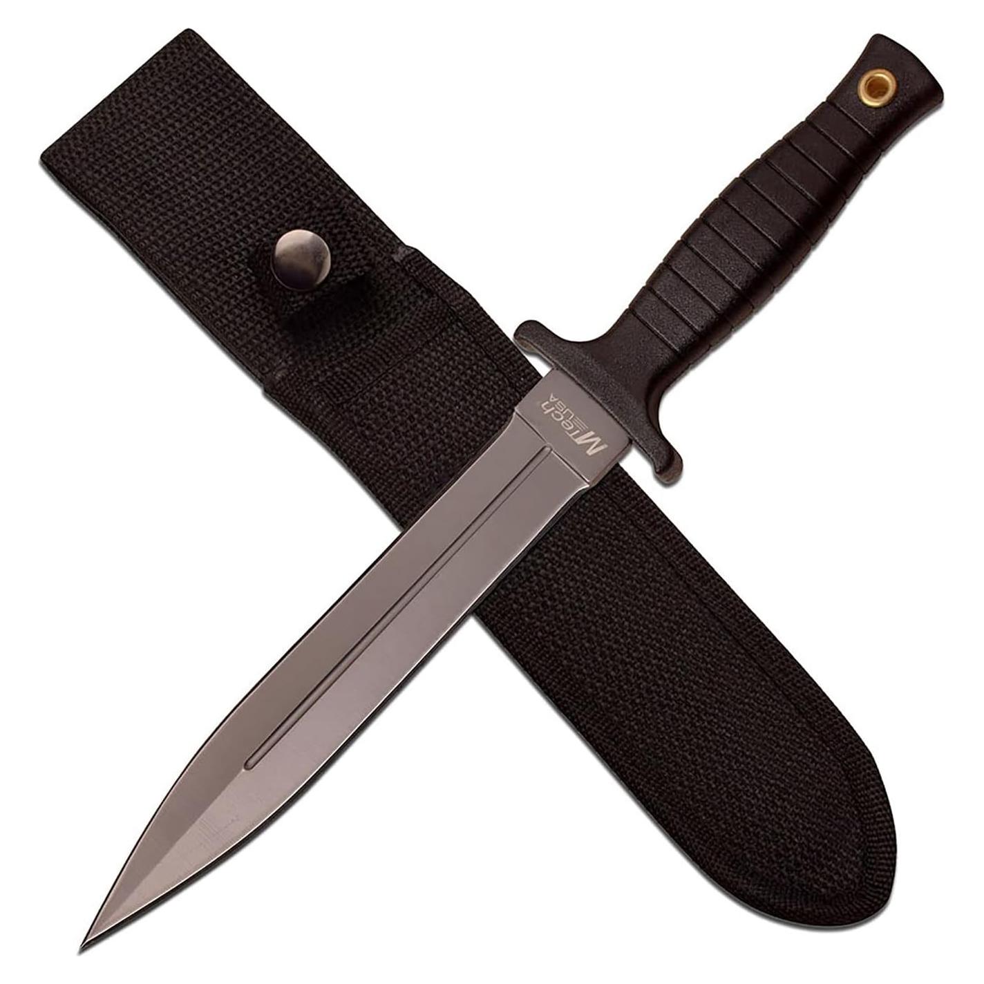 Cuchillo de Hoja Fija MTech USA MT-20-77GY Acero Inoxidable