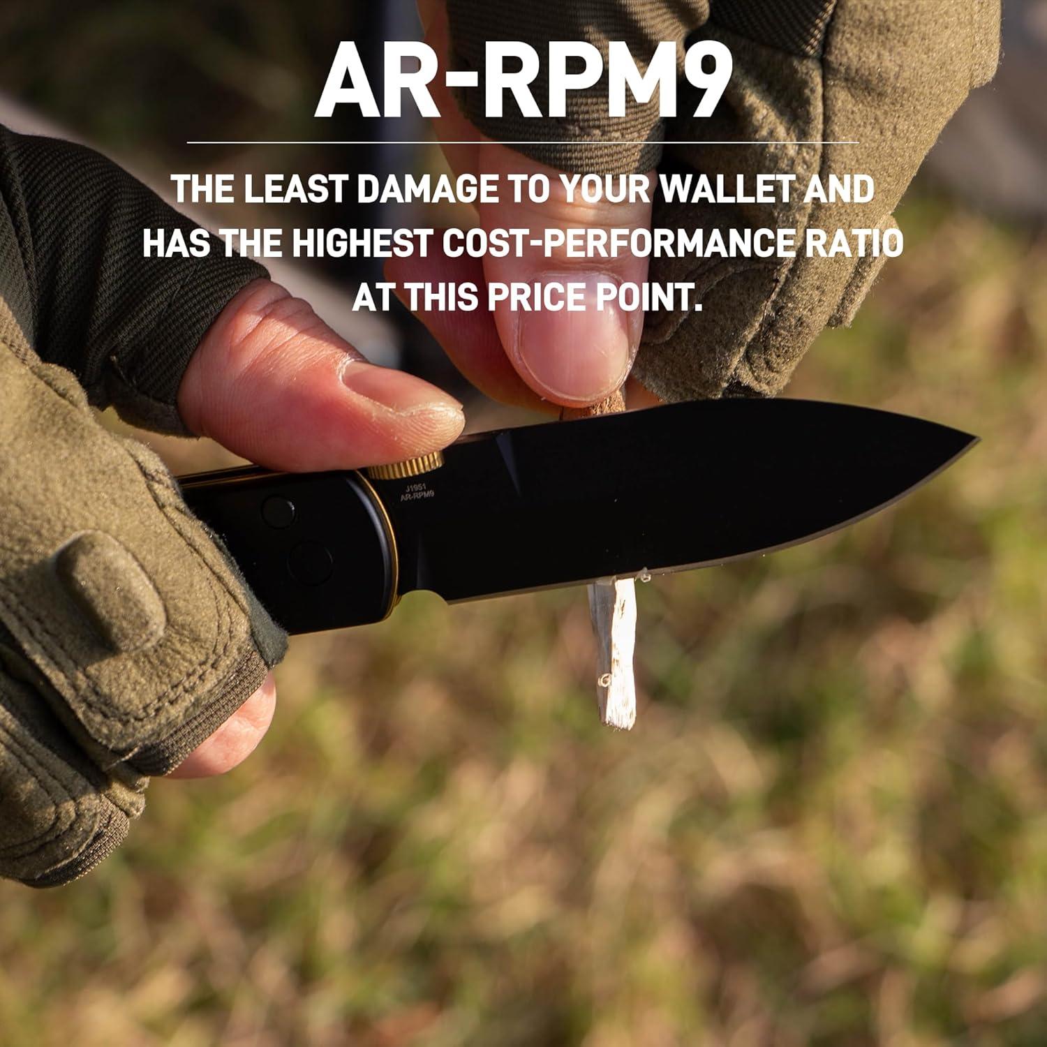 Cuchillo Plegable CJRB Locust 8cm Hoja Acero AR-RPM9 EDC