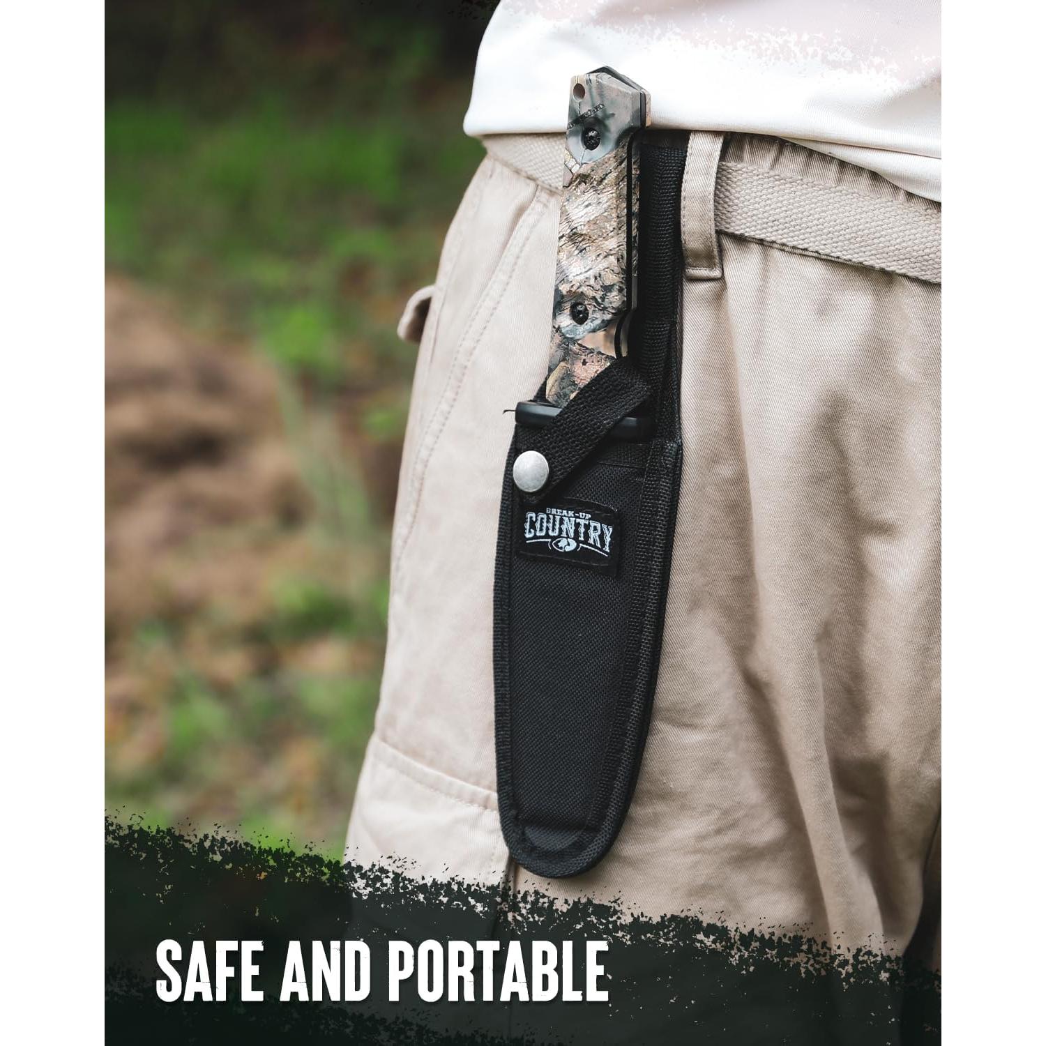 Juego de Cuchillos de Caza Mossy Oak - 2 Piezas, Funda