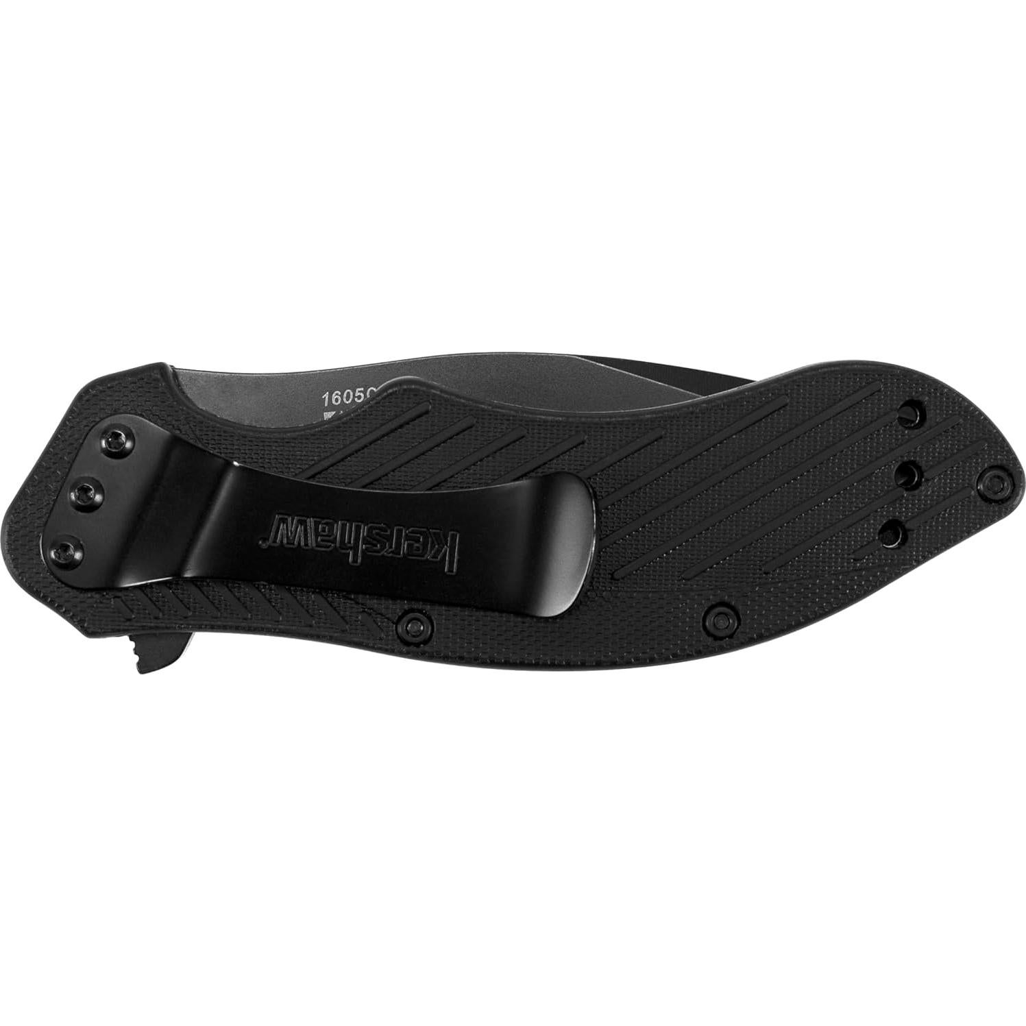 Cuchillo de bolsillo Kershaw Clash negro con sierra 7.87 cm