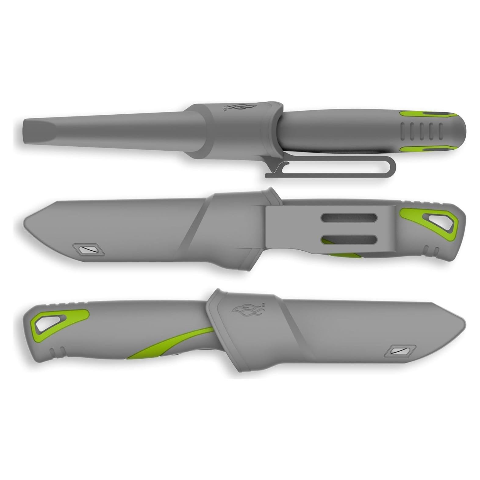 Cuchillo de Hoja Fija Ganzo G807-GY Acero 9CR14 8.8 cm Gris