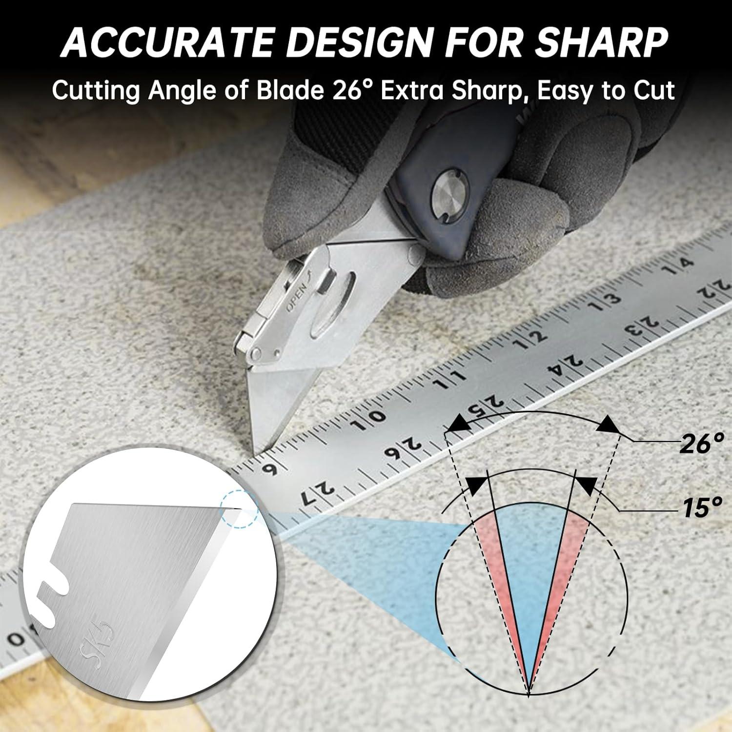 Cuchillas de Cuchillo Utility Gerber - 20 Repuestos Acero SK5