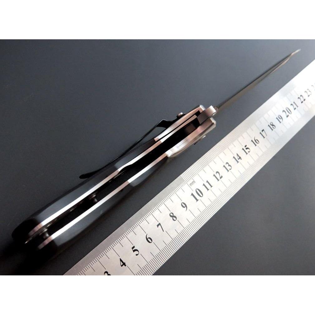 Cuchillo Plegable Eafengrow EF5 de Acero Inoxidable 9Cr18Mov