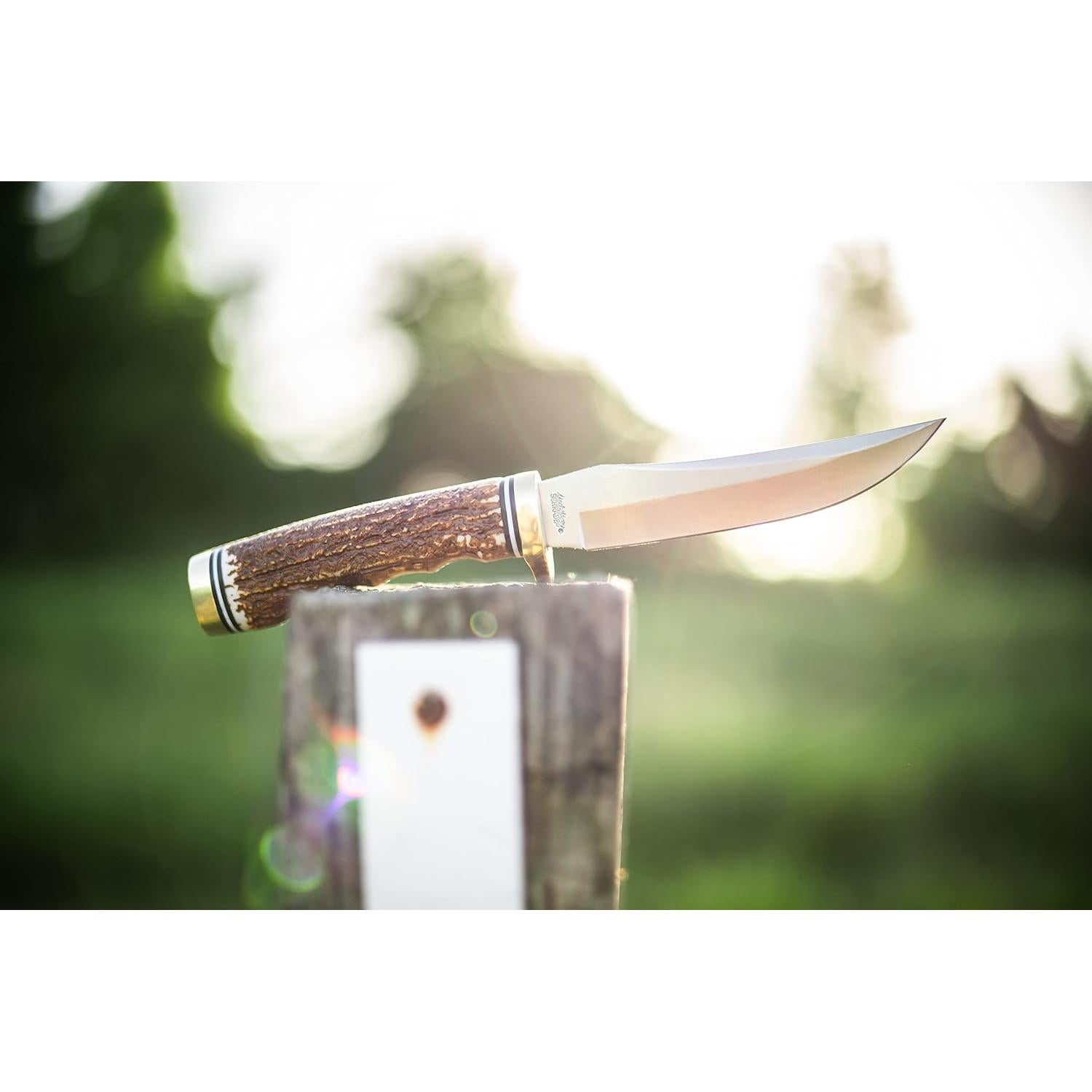 Cuchillo de Caza Uncle Henry 153UH Espiga Dorada 12.7 cm