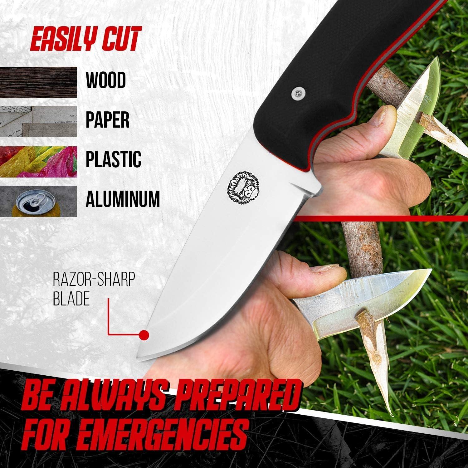 Cuchillo de Caza Redline Holtzman - Acero D2, 15.24 cm