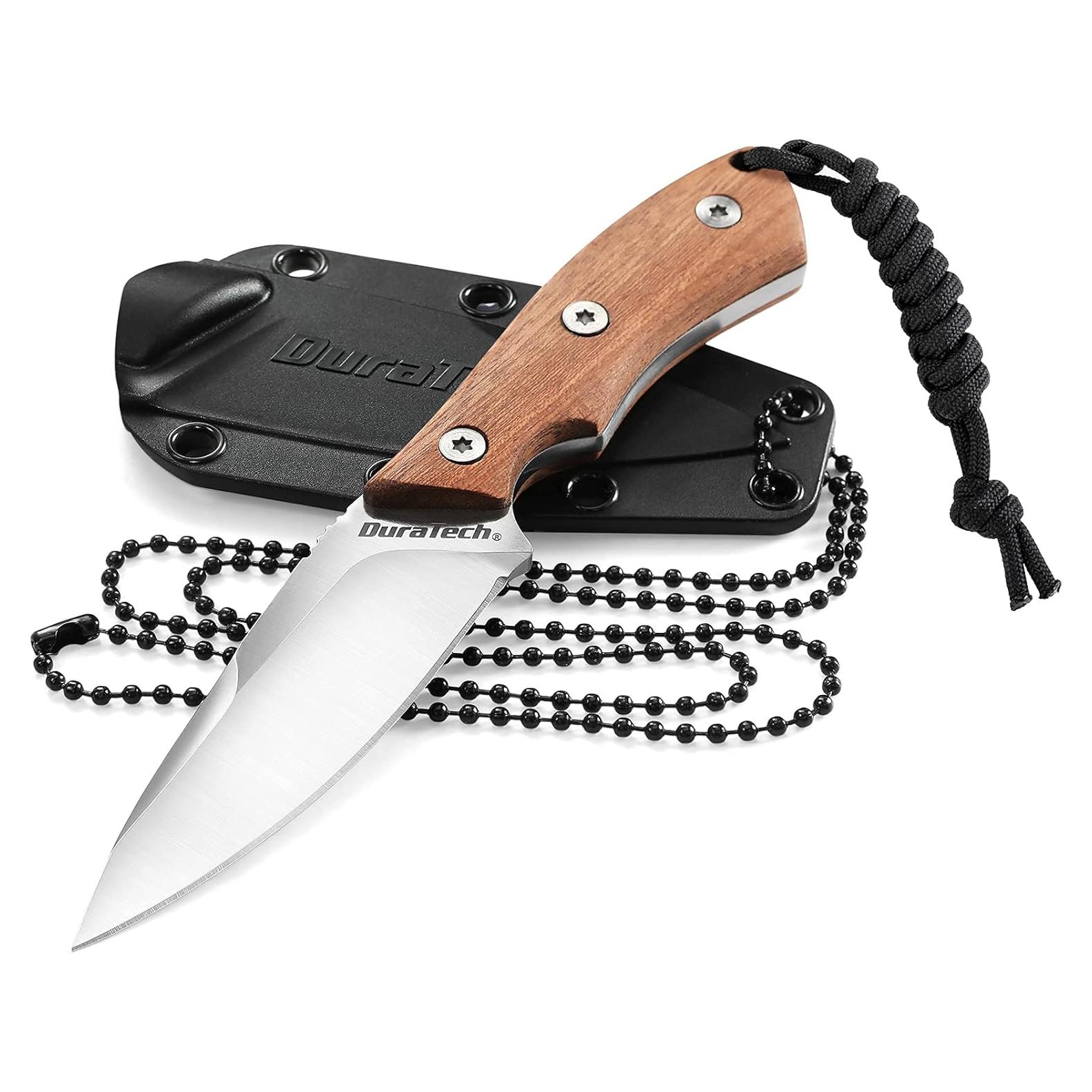 Cuchillo de hoja fija compacto DURATECH 15.24 cm EDC camping