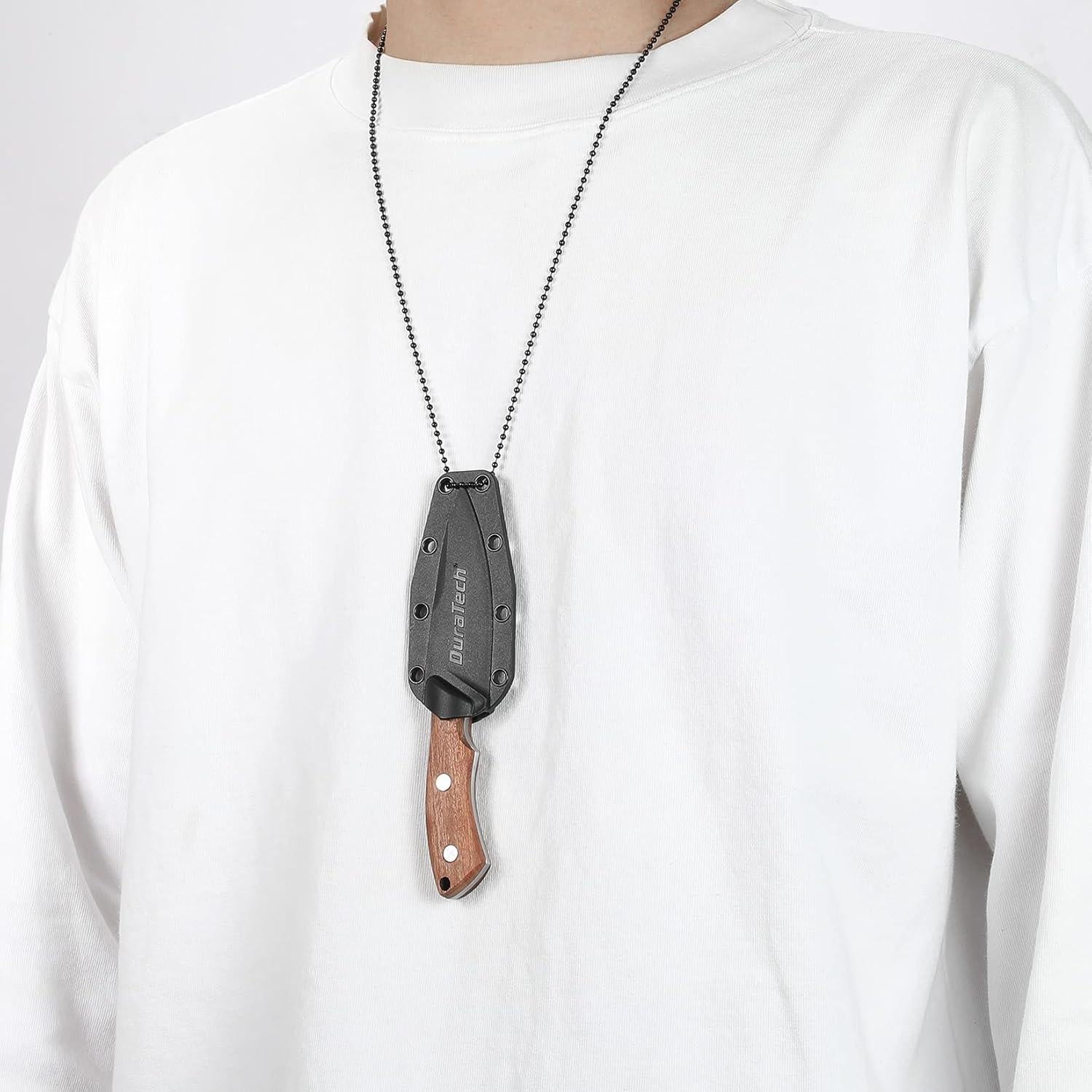 Cuchillo de hoja fija compacto DURATECH 15.24 cm EDC camping