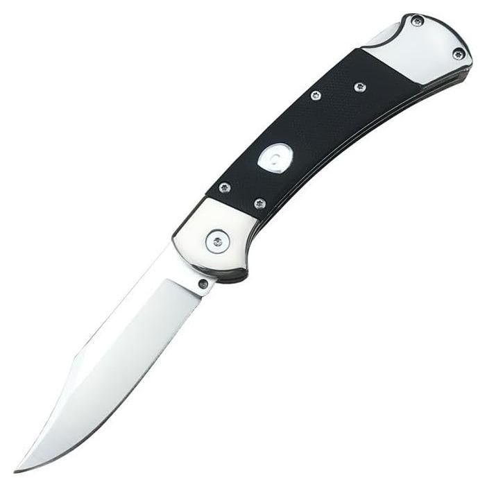 Cuchillo Plegable EDC HUAAO ZHIWEIBLACK 7.6cm 440C Mango G10