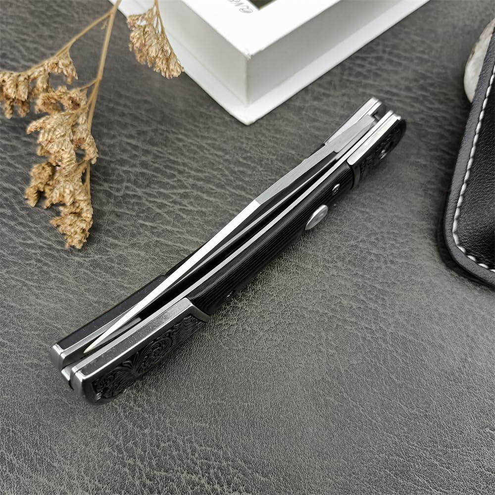 Cuchillo de bolsillo Goshawk G158-110 EDC acero D2 plegable