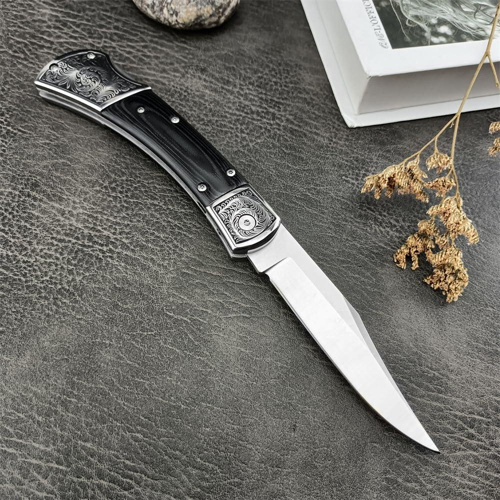 Cuchillo de bolsillo Goshawk G158-110 EDC acero D2 plegable