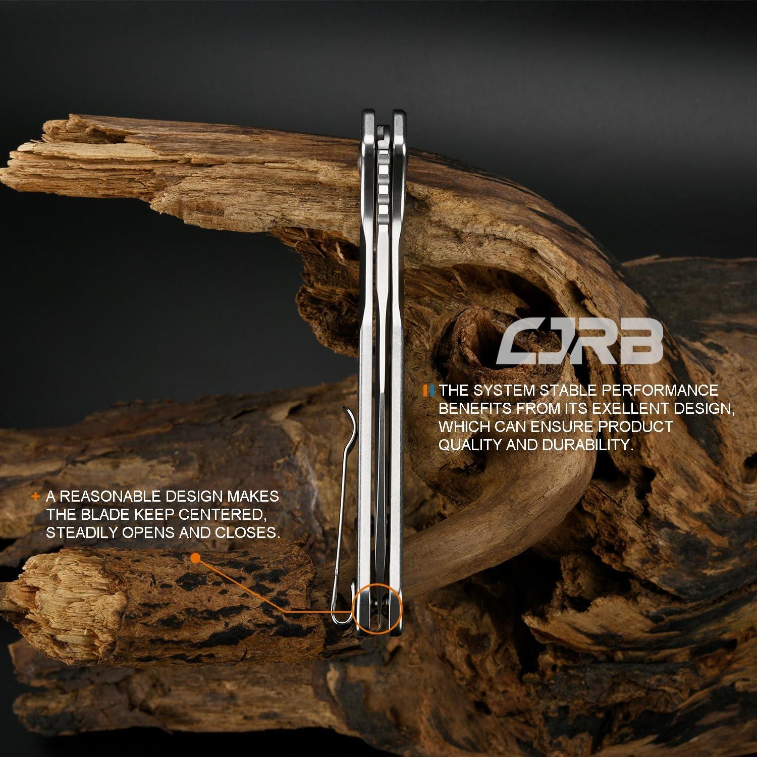 Cuchillo Plegable CJRB Frack J1931, 9.9 cm Hoja AR-RPM9