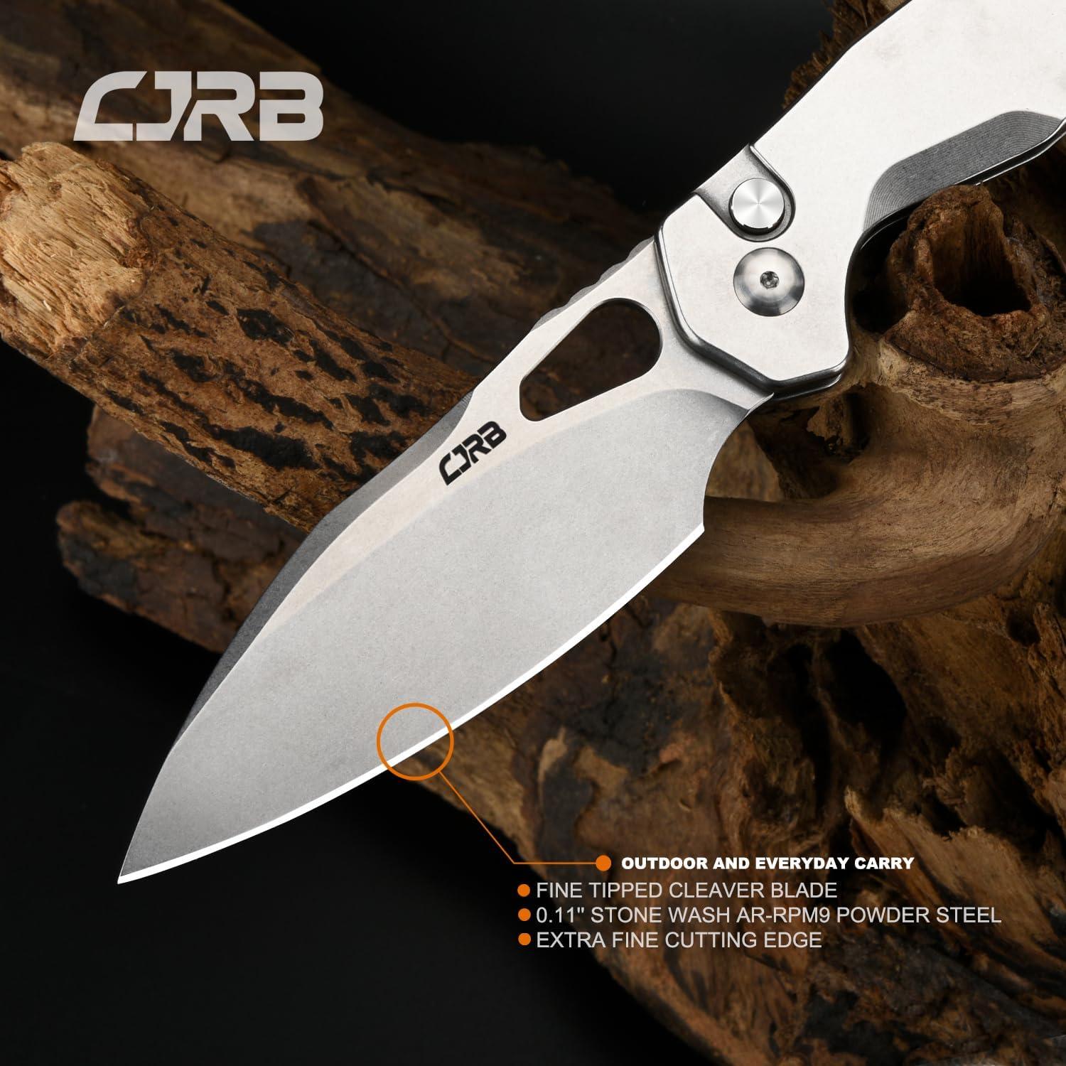 Cuchillo Plegable CJRB Frack J1931, 9.9 cm Hoja AR-RPM9