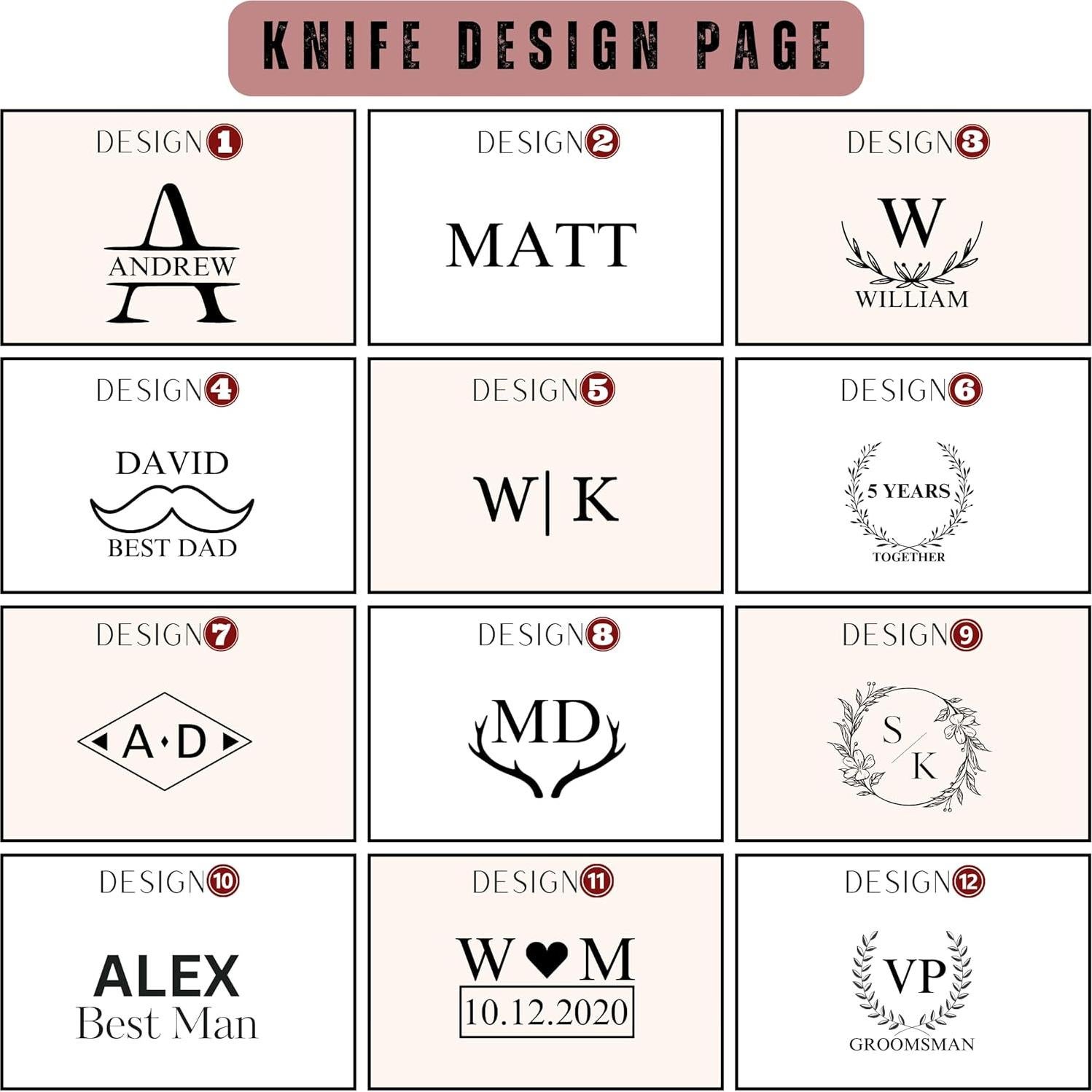 Cuchillo de bolsillo Damasco hecho a mano con mango de madera