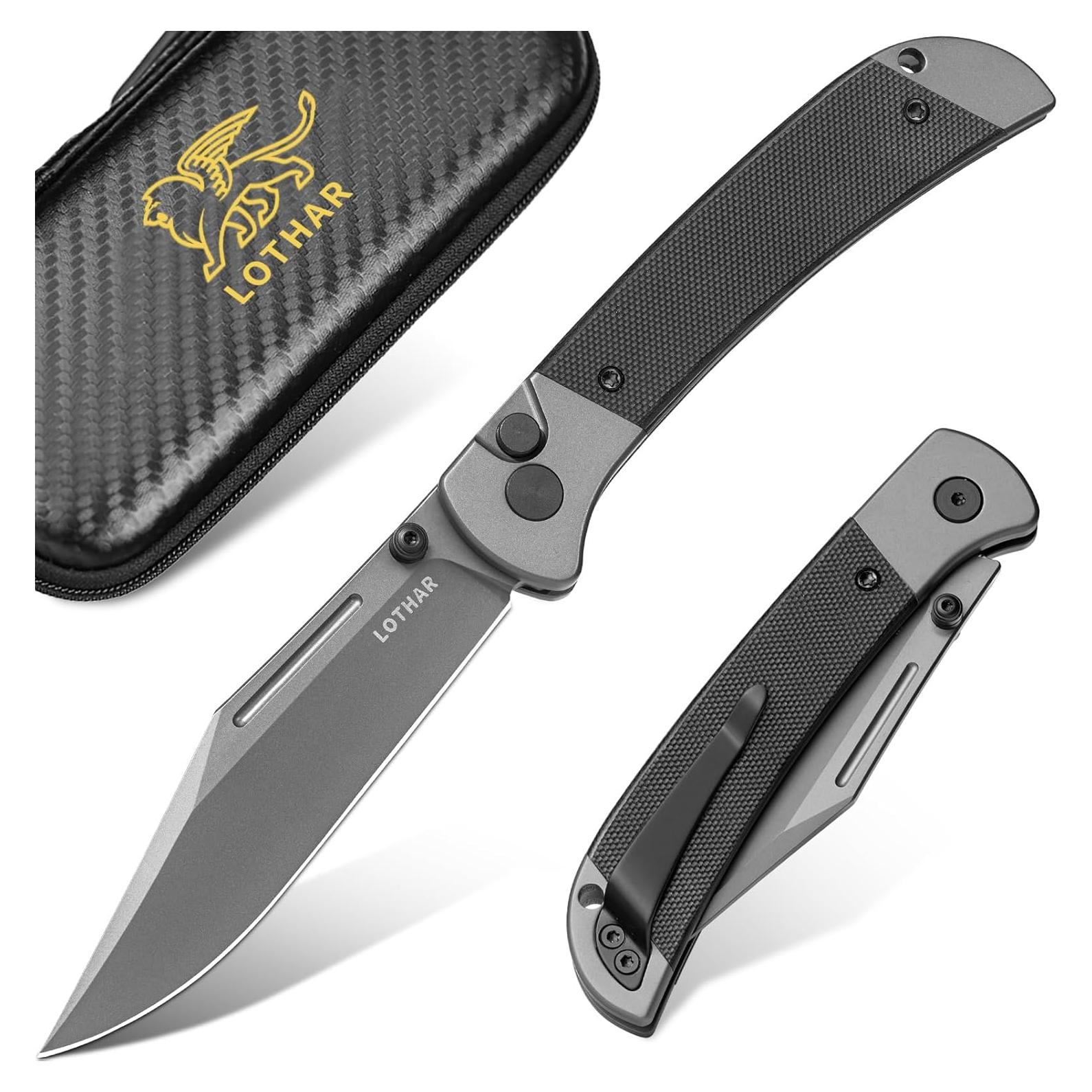 Cuchillo Plegable EDC LOTHAR Falcon, Hoja 8.71 cm, Mango G10