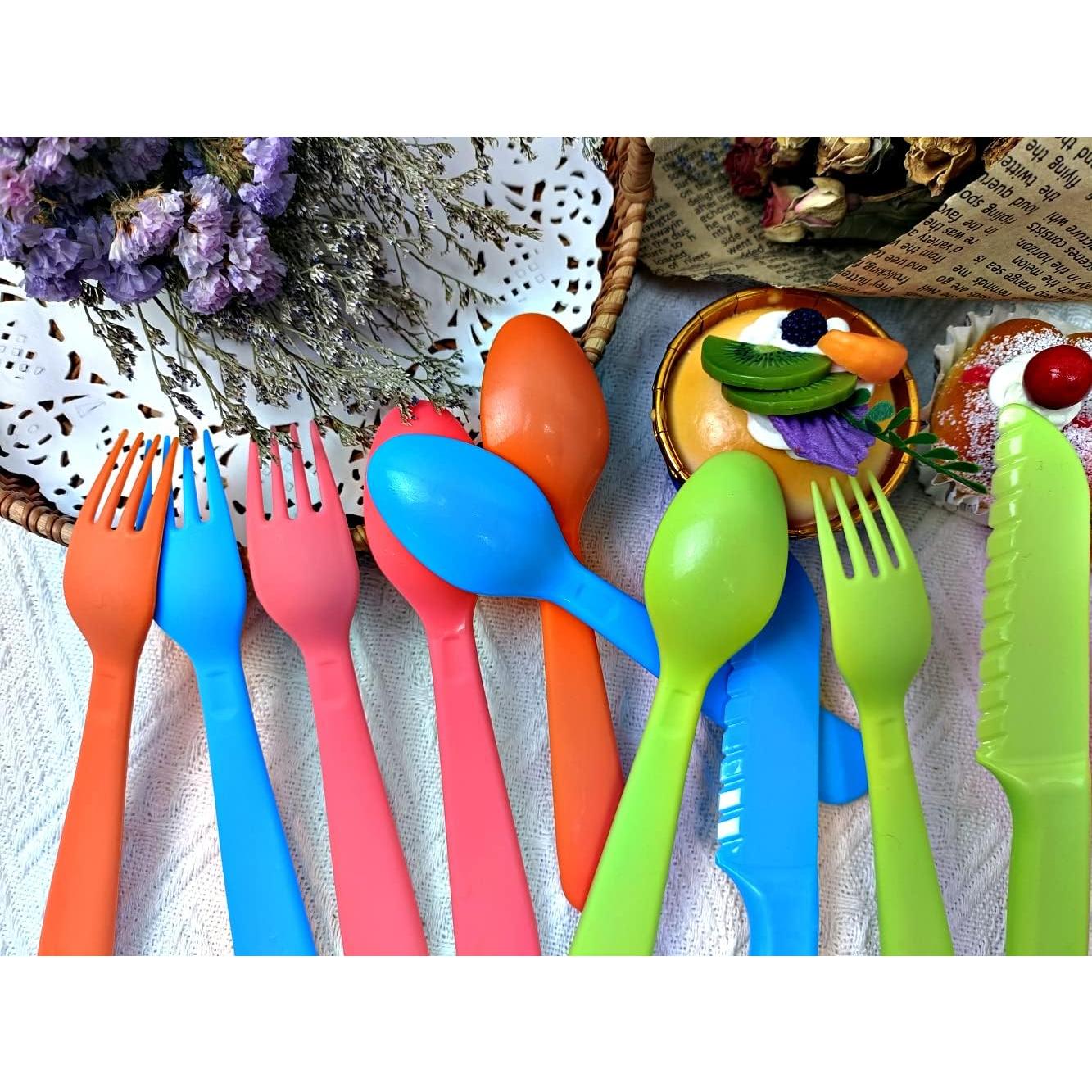 Juego de Cubiertos Reutilizables para Niños Jawbush 9 Piezas