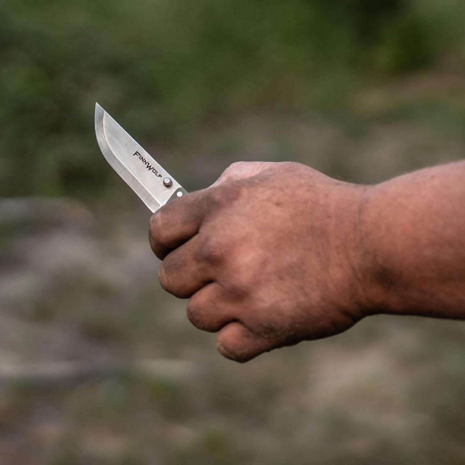 Cuchillo Plegable Cold Steel Finn Wolf AUS8A 3.5" Verde OD