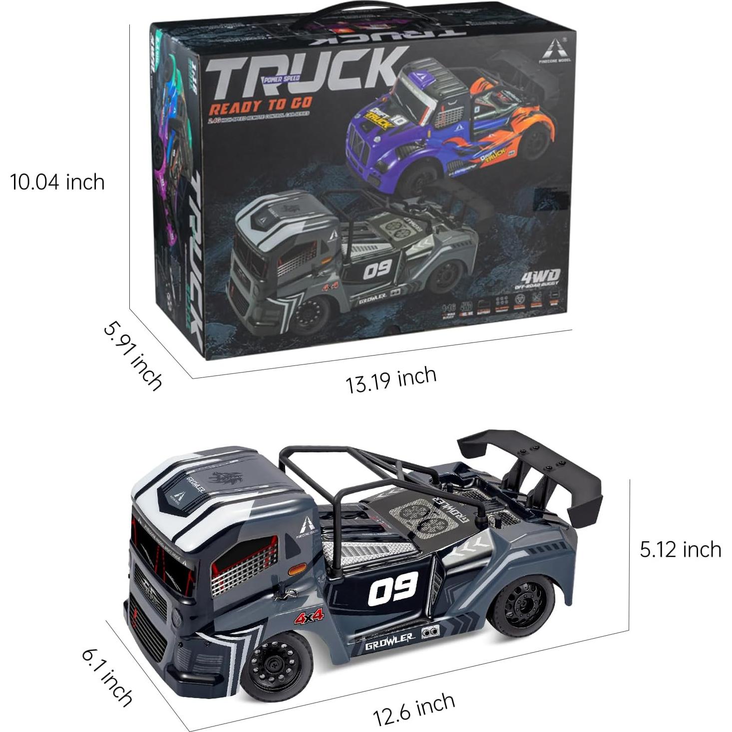 Coche RC Drift Spobot 1:16 35KM/H 4WD con 2 Baterías