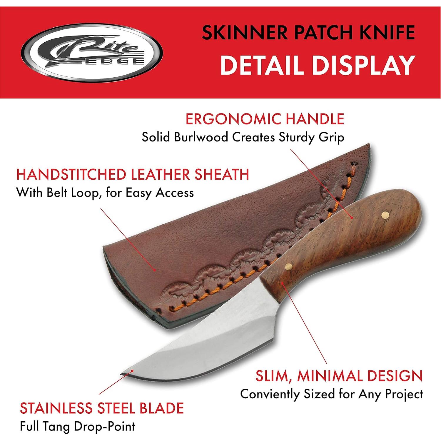 Cuchillo de Caza Szco Supplies 7990 Skinner 11.43 cm Acero Inoxidable