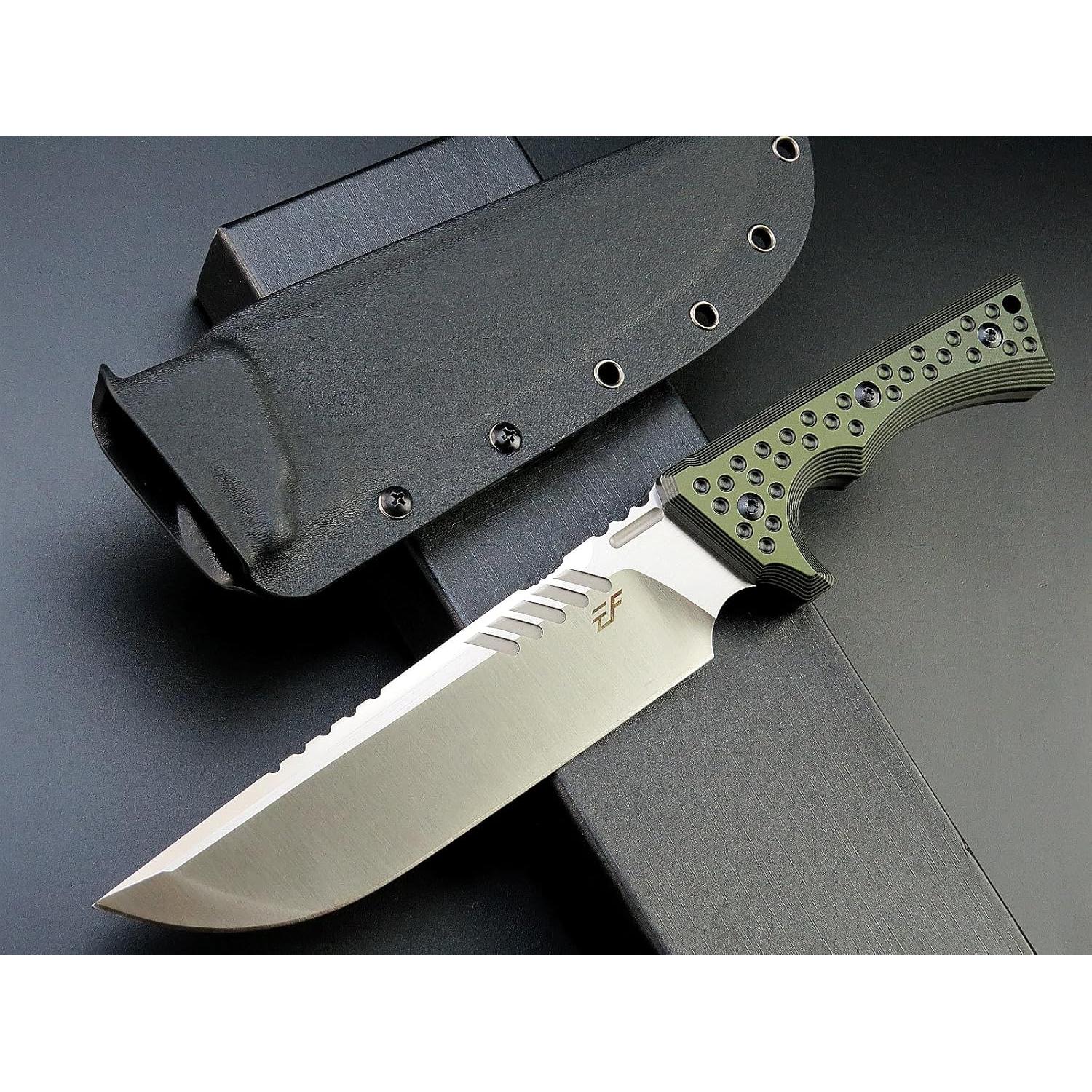 Cuchillo Fijo Eafengrow EF146 Acero Sleipner 19 cm Mango G10