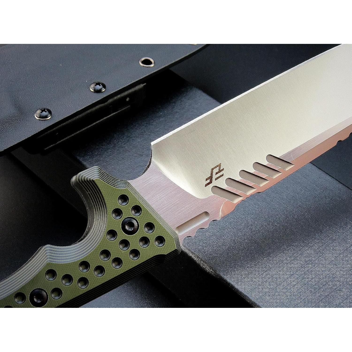 Cuchillo Fijo Eafengrow EF146 Acero Sleipner 19 cm Mango G10