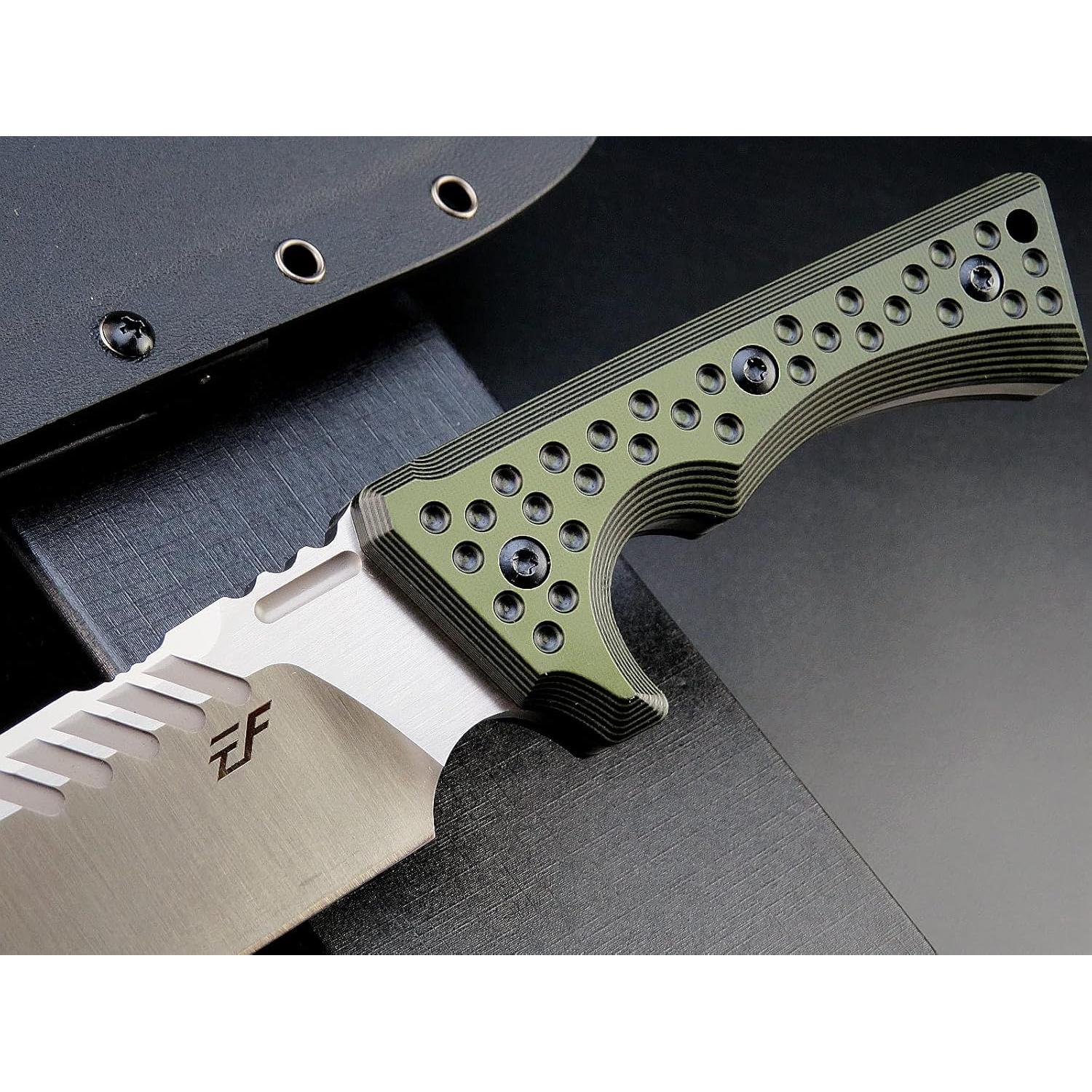 Cuchillo Fijo Eafengrow EF146 Acero Sleipner 19 cm Mango G10