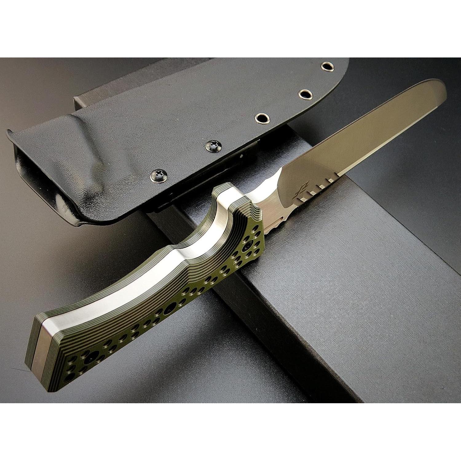 Cuchillo Fijo Eafengrow EF146 Acero Sleipner 19 cm Mango G10