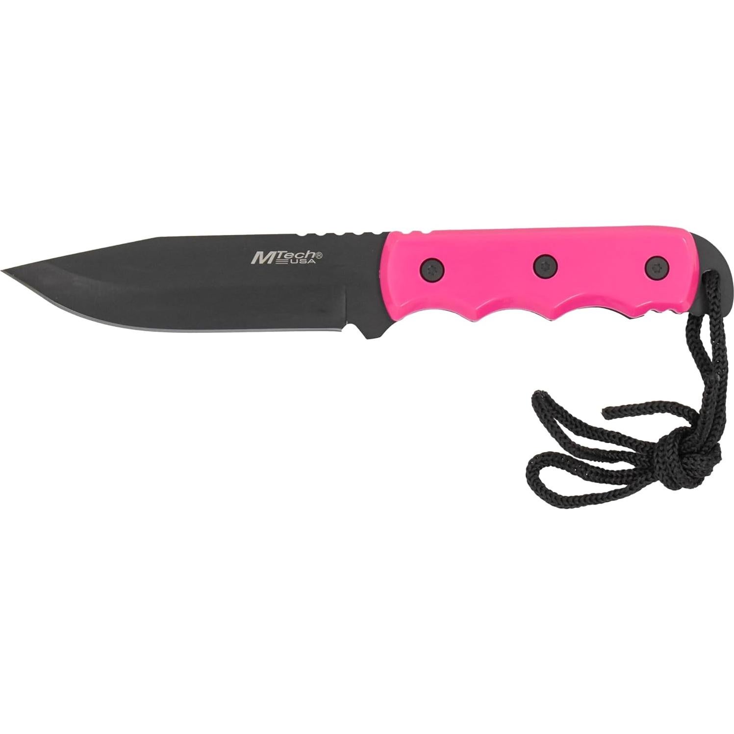 Cuchillo de Hoja Fija MTech USA MT-20-35, 20.32 cm, Acero Inoxidable Negro