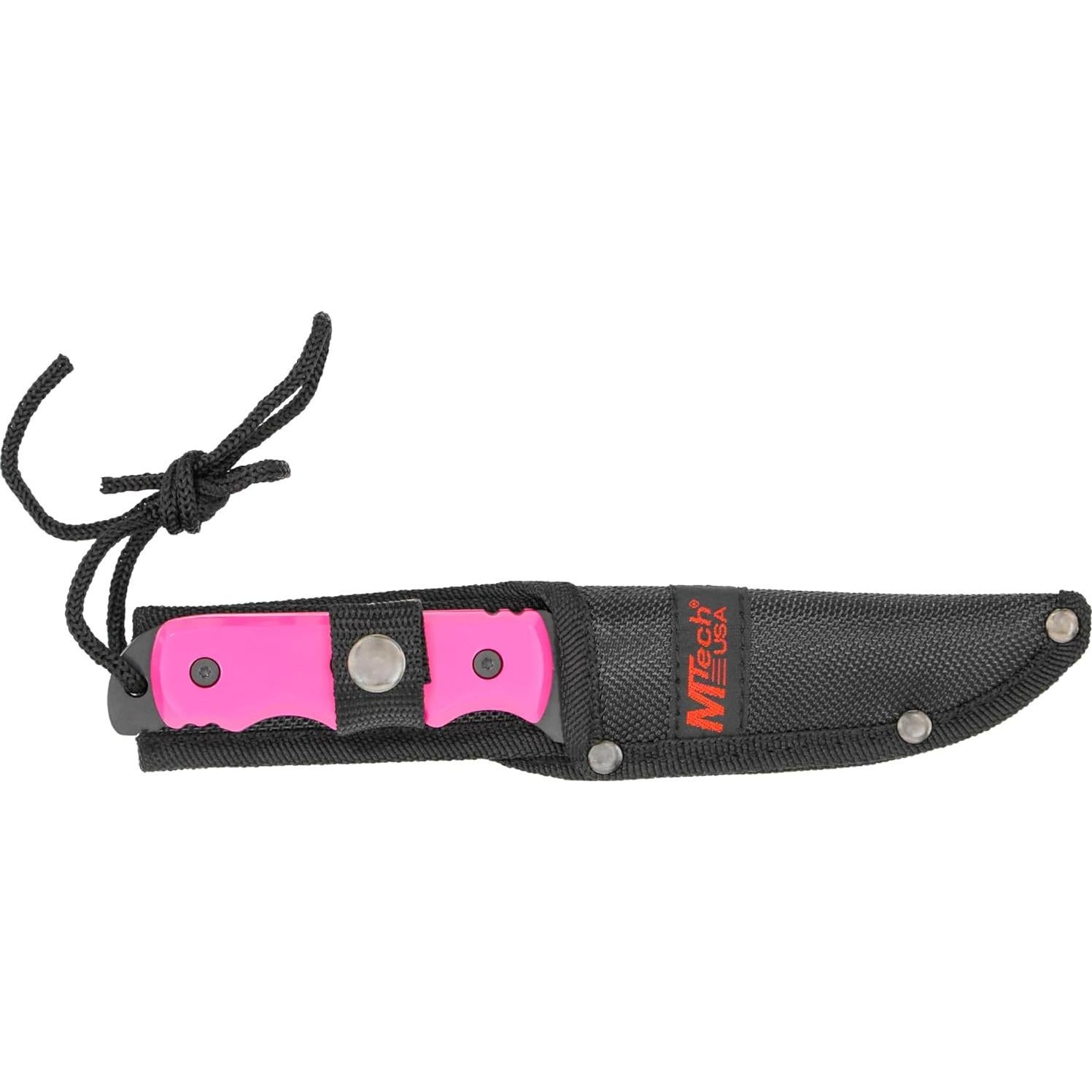 Cuchillo de Hoja Fija MTech USA MT-20-35, 20.32 cm, Acero Inoxidable Negro