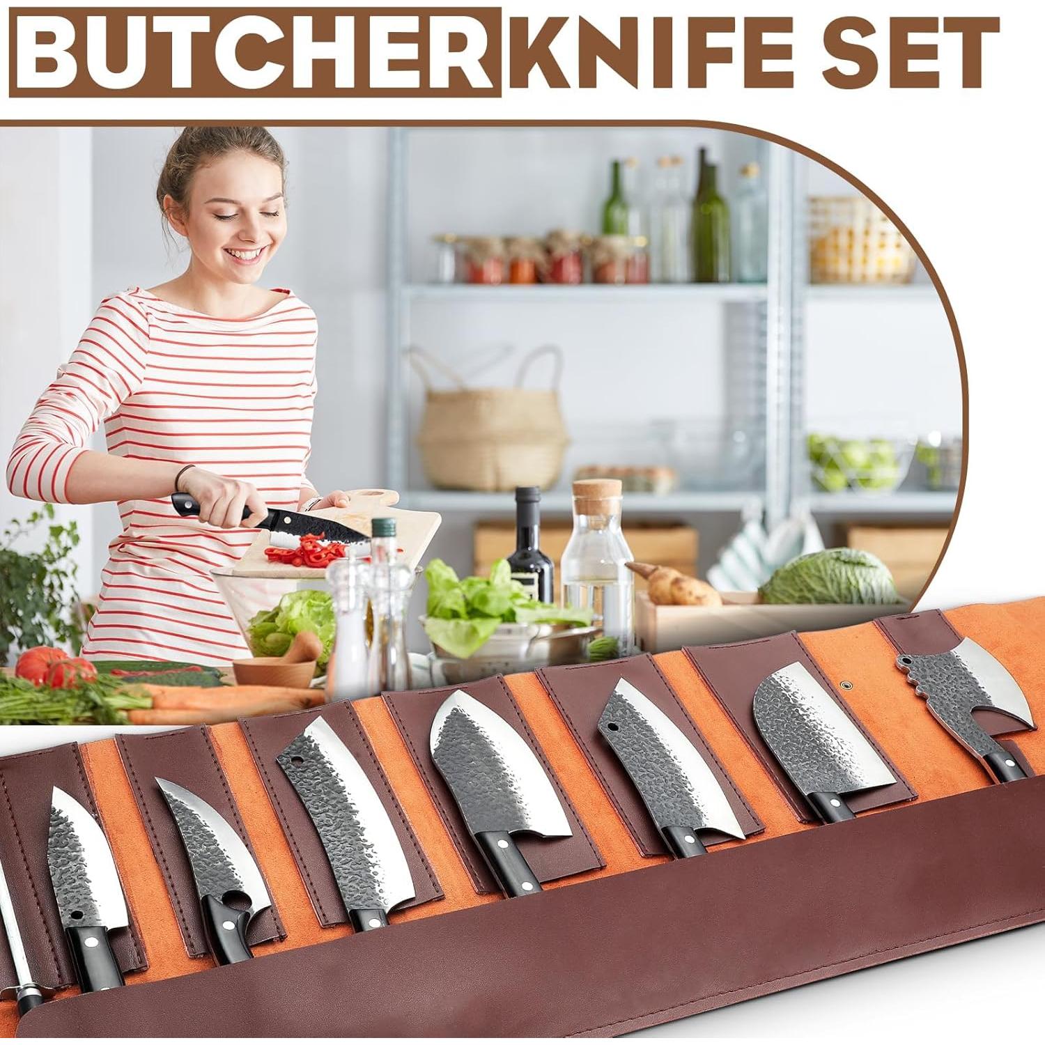 Juego de Cuchillos de Cocina Golden Bird - 13 Piezas Forjados