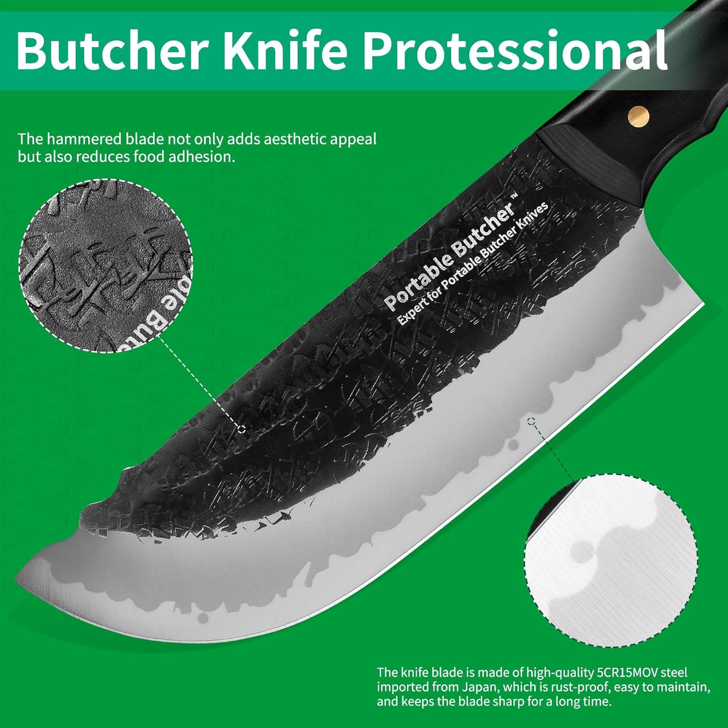 Juego de Cuchillos de Chef 12 Piezas Fullhi Forjados a Mano