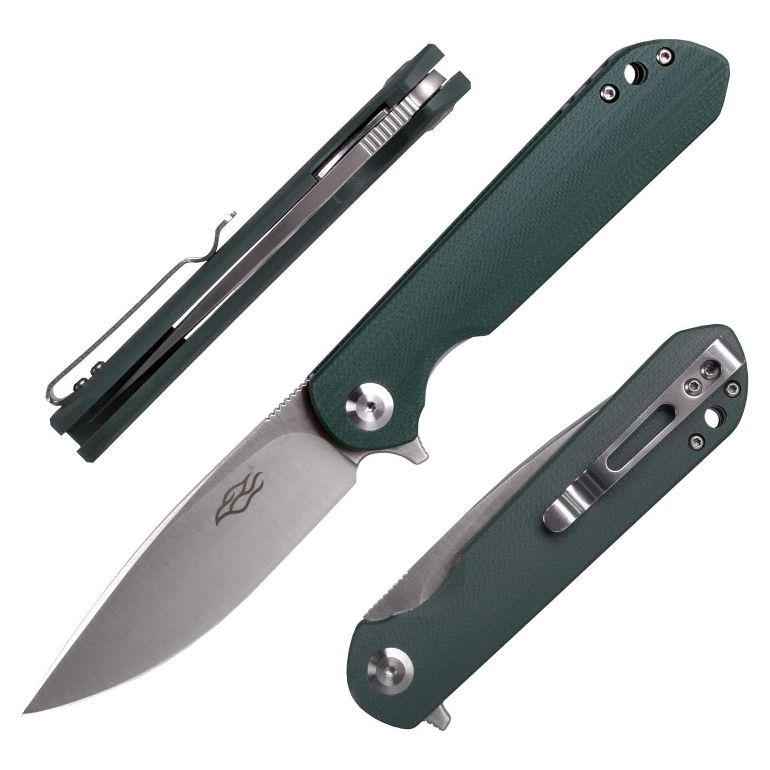 Cuchillo Plegable Firebird GANZO FH41S-GB Acero D2 Verde