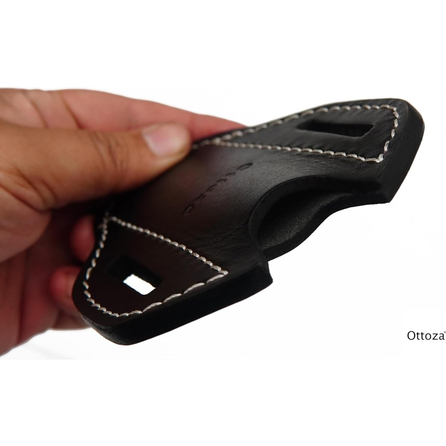 Funda de cuchillo de cuero Ottoza 5" para cinturón - Modelo 70