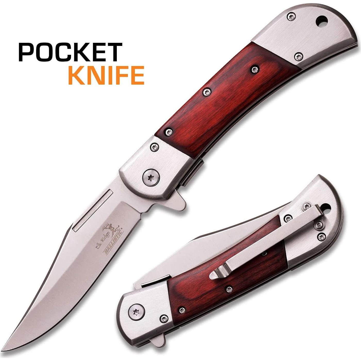 Cuchillo Plegable Asistido Elk Ridge ER-A009, Hoja 9.53 cm