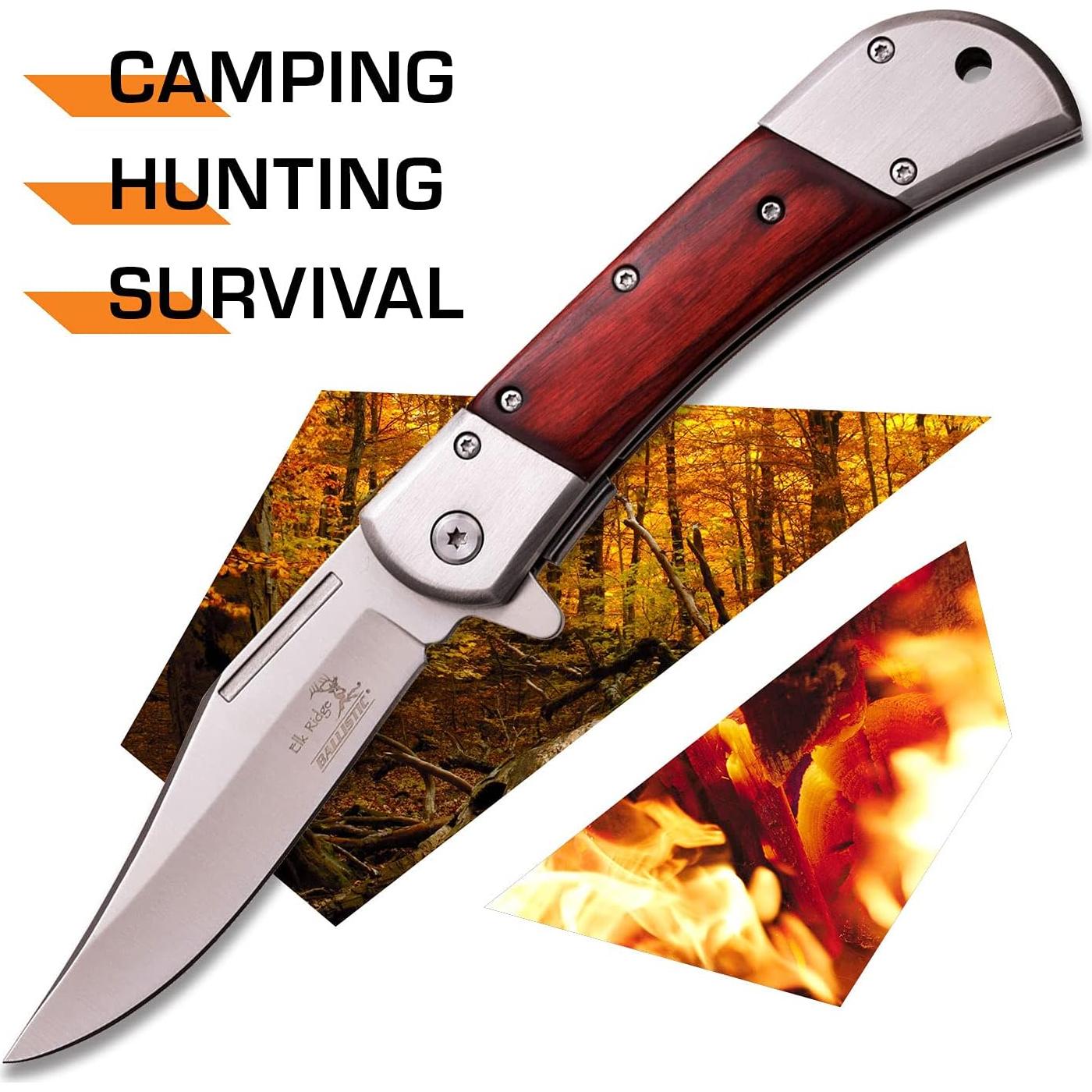 Cuchillo Plegable Asistido Elk Ridge ER-A009, Hoja 9.53 cm