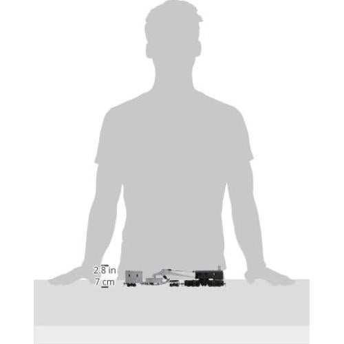 Grúa de Vapor Bachmann 250 Toneladas Escala HO Sin Pintar