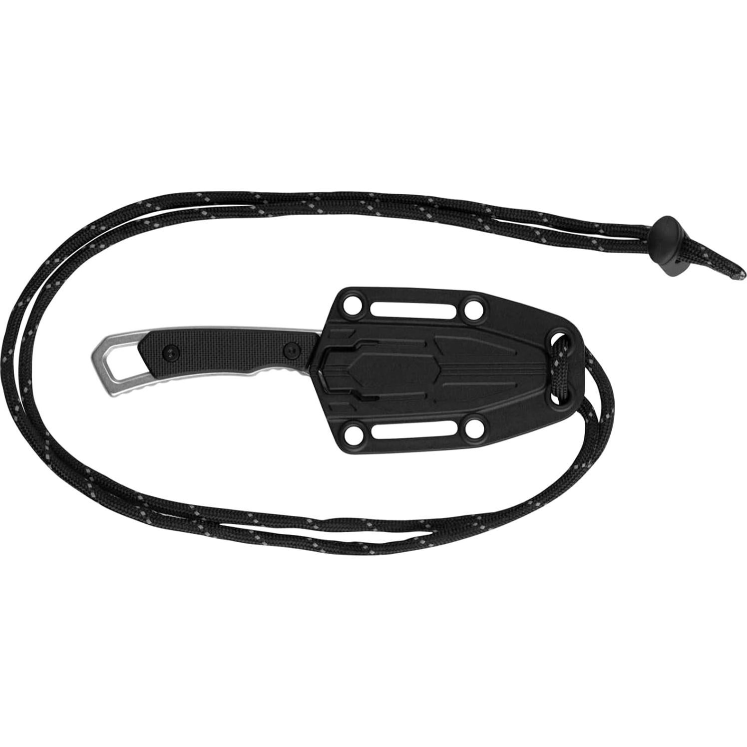 Cuchillo de bolsillo Kershaw Brace 5.08 cm hoja fija negro