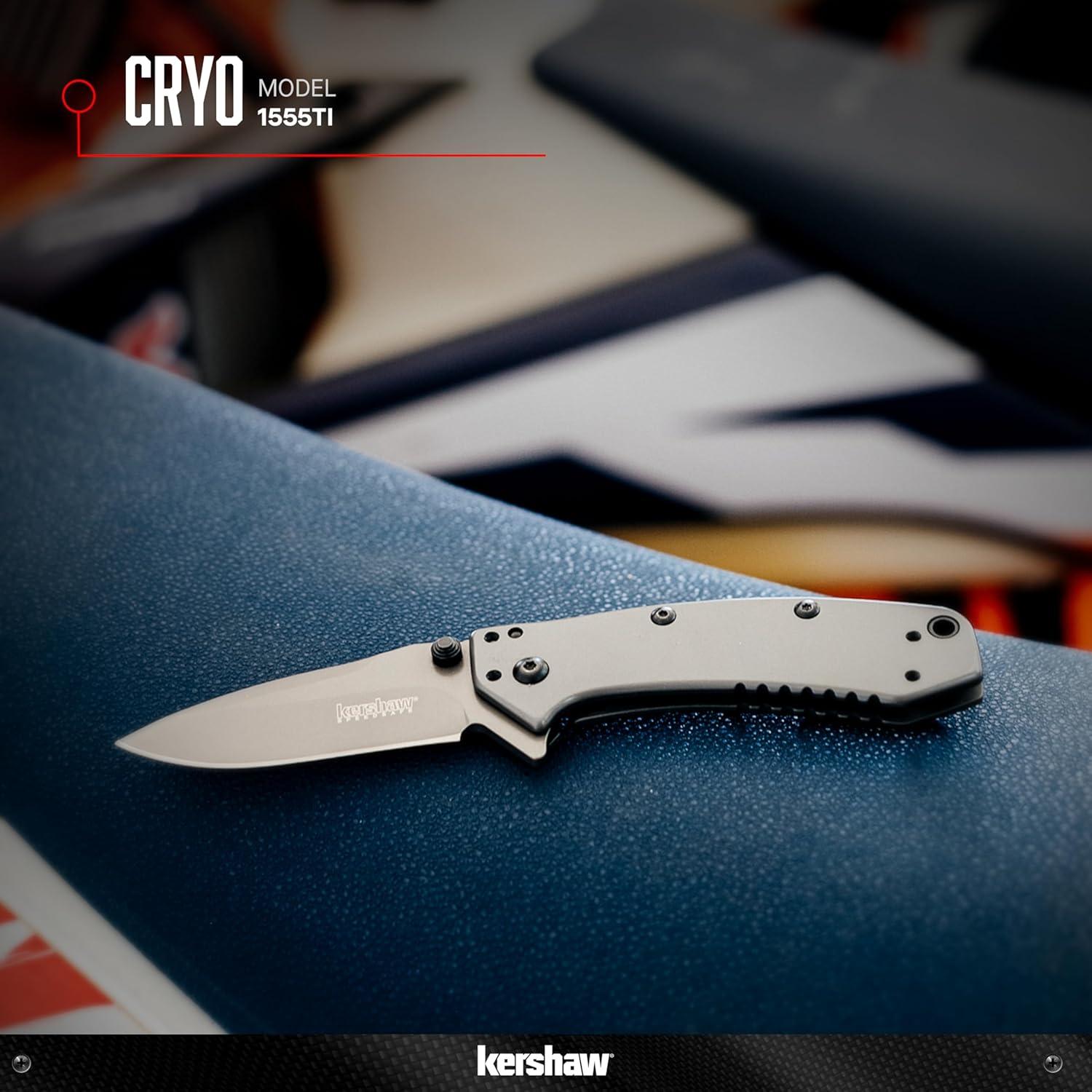 Cuchillo de bolsillo Kershaw Cryo EDC 6.5 cm acero inoxidable