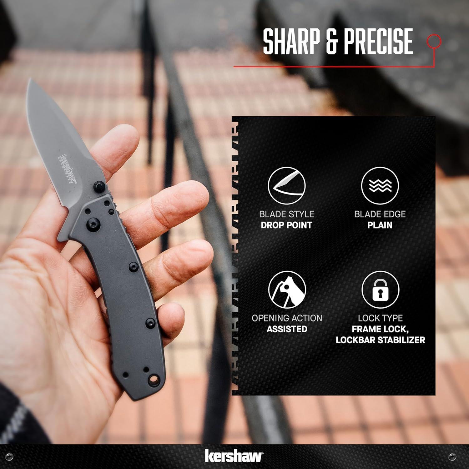 Cuchillo de bolsillo Kershaw Cryo EDC 6.5 cm acero inoxidable