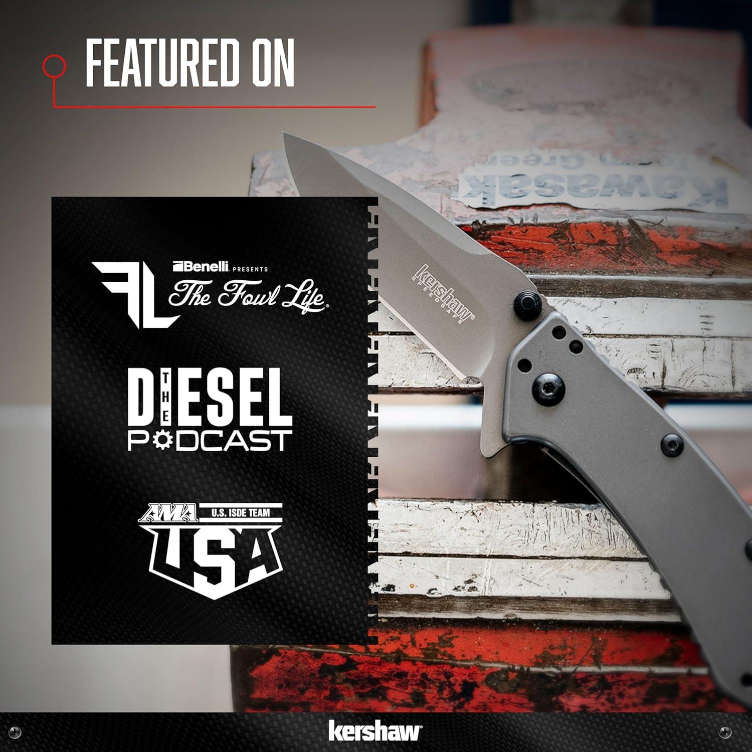 Cuchillo de bolsillo Kershaw Cryo EDC 6.5 cm acero inoxidable