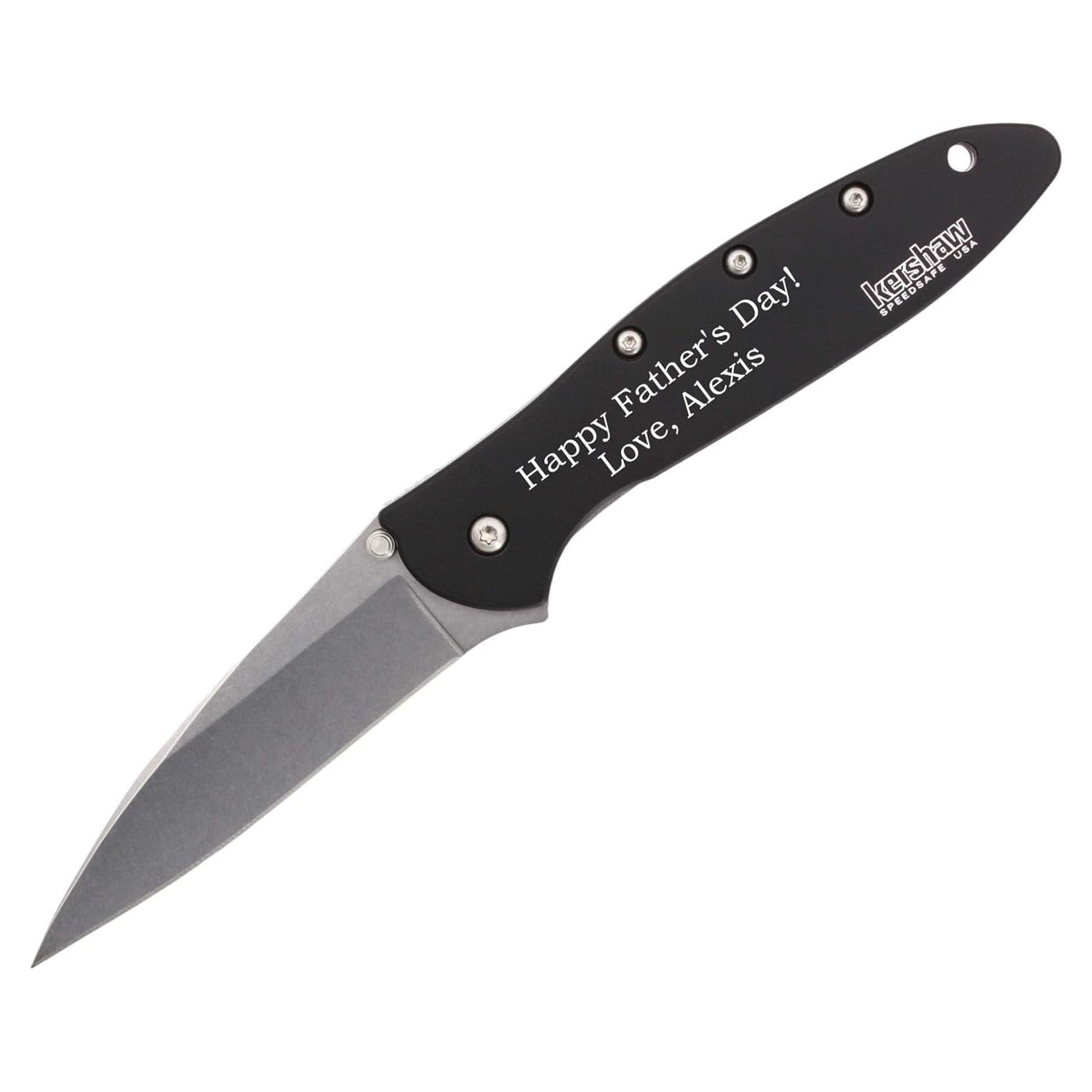 Cuchillo de bolsillo Kershaw Leek Palmetto - Acero Sandvik 7.62 cm