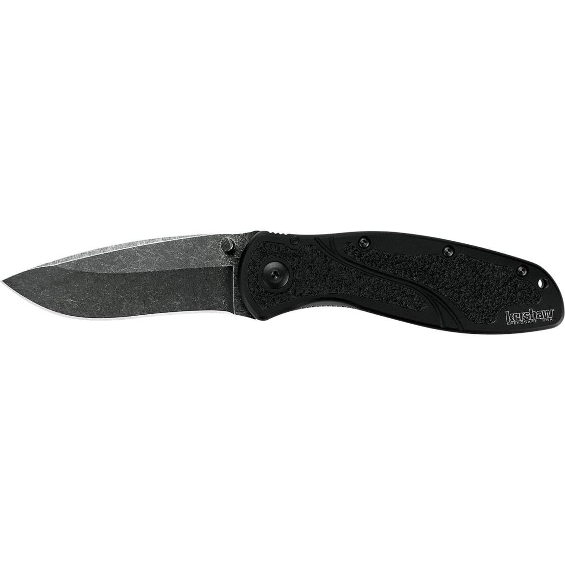 Cuchillo Plegable Kershaw Blur BlackWash 8.6 cm Acero Inoxidable