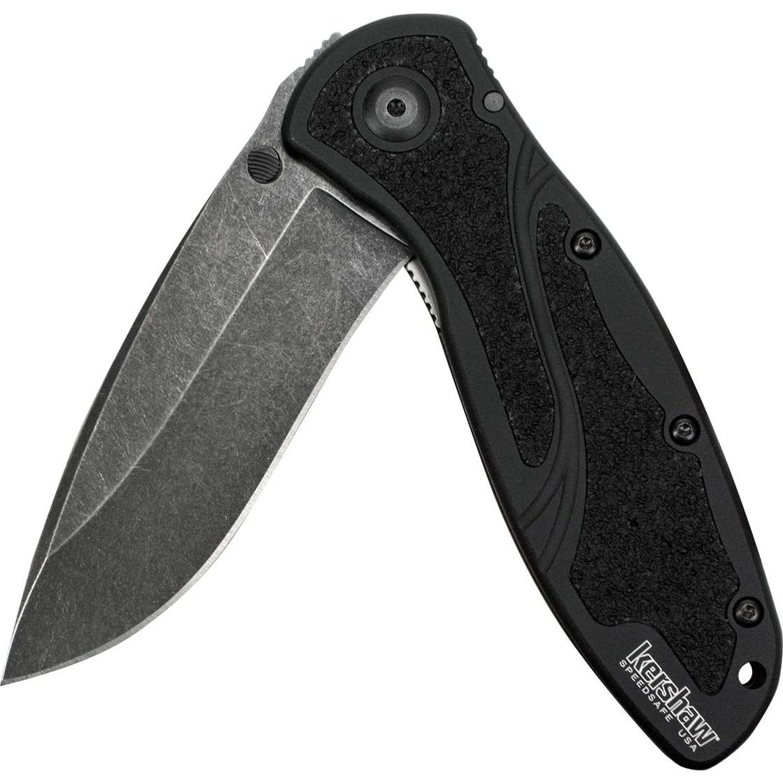Cuchillo Plegable Kershaw Blur BlackWash 8.6 cm Acero Inoxidable
