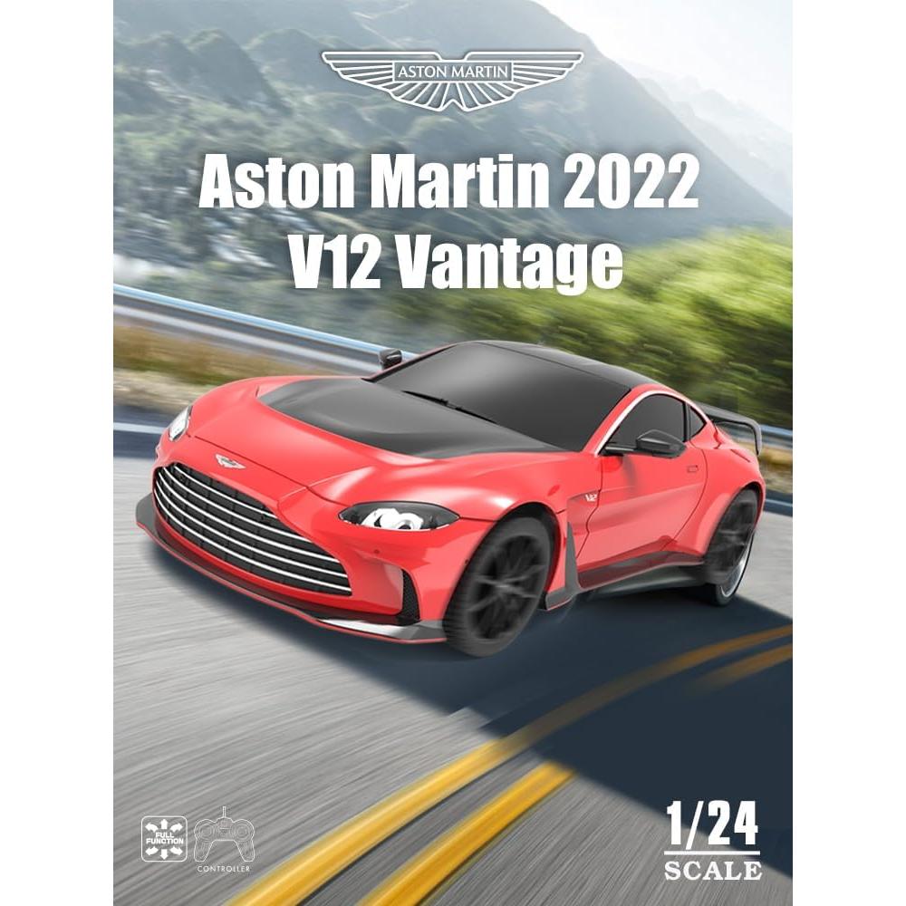 Coche RC Vinie Aston Martin V12 Vantage 2022 LED 1:24