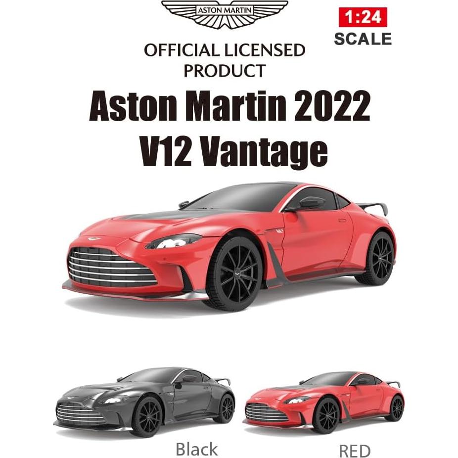 Coche RC Vinie Aston Martin V12 Vantage 2022 LED 1:24