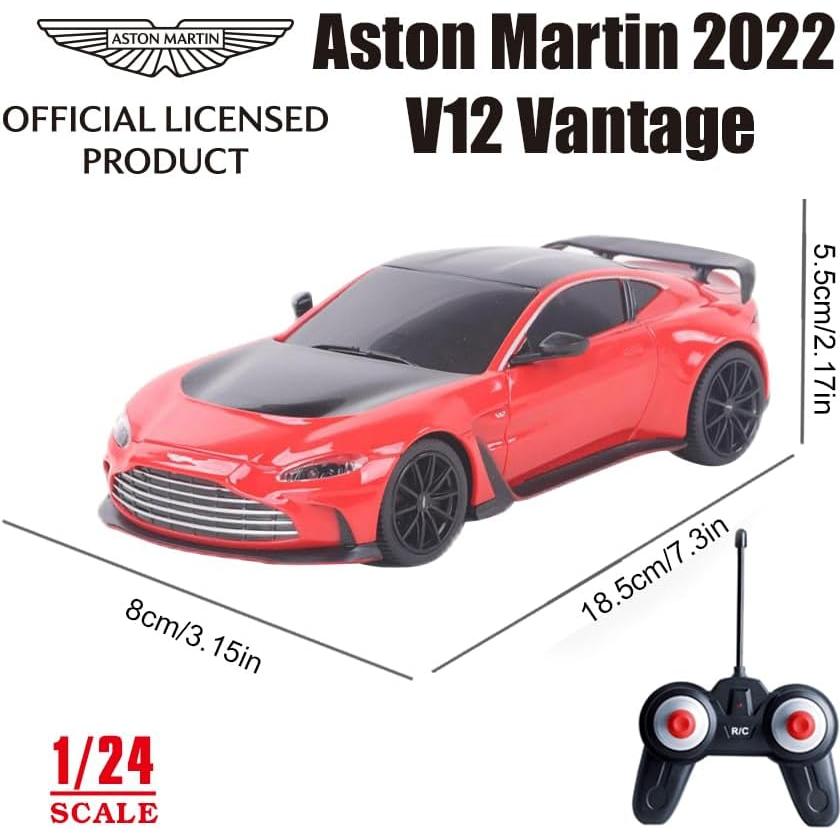 Coche RC Vinie Aston Martin V12 Vantage 2022 LED 1:24