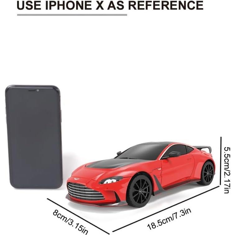 Coche RC Vinie Aston Martin V12 Vantage 2022 LED 1:24