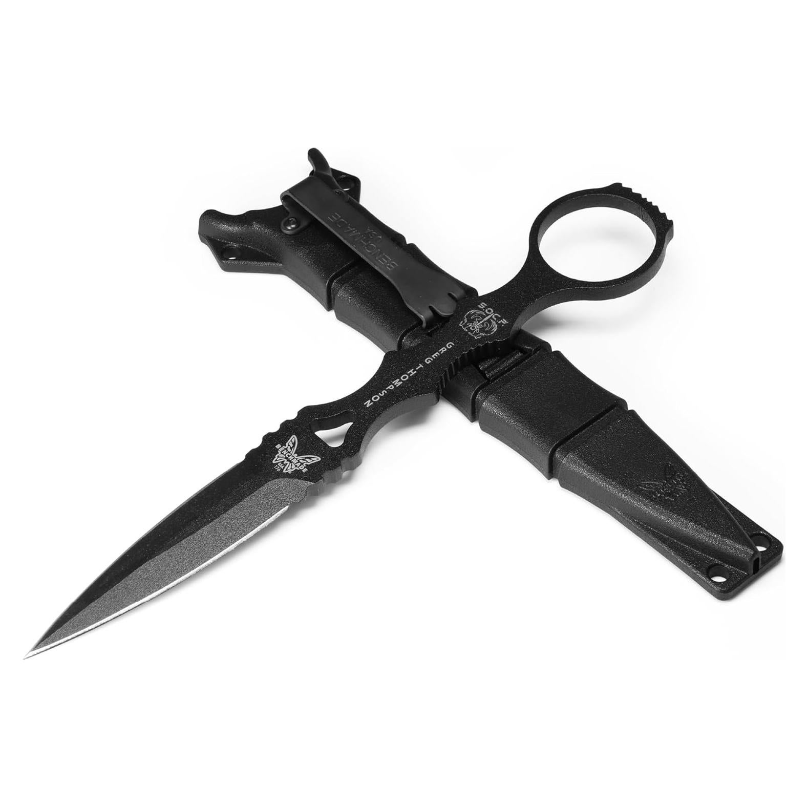 Cuchillo Daga SOCP Benchmade 176 con Funda Negra 8.18cm