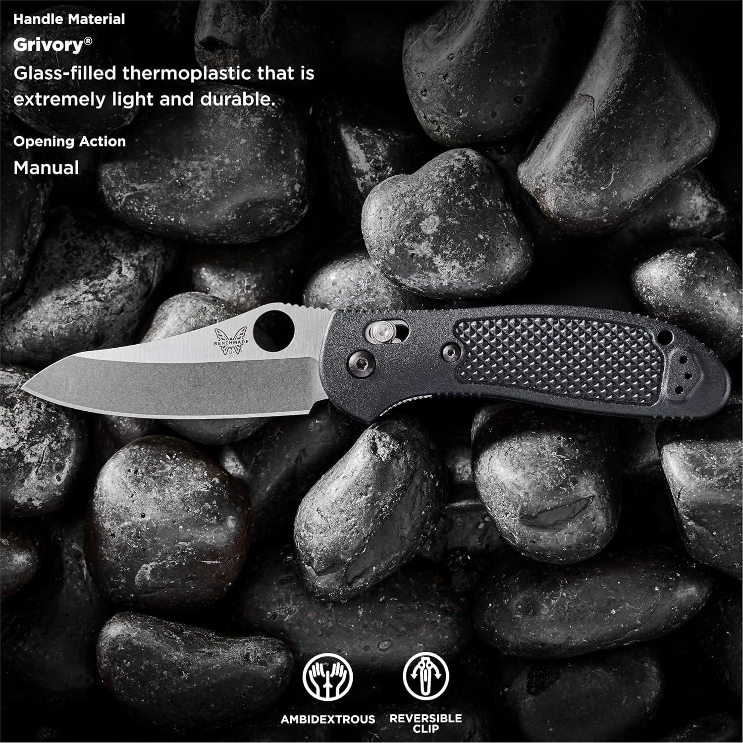 Cuchillo Benchmade Griptilian 550-S30V Hoja Lisa 20.5cm